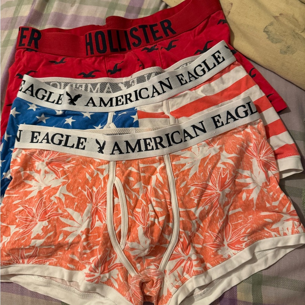 American Eagle Men's Boxer Briefs Bundle